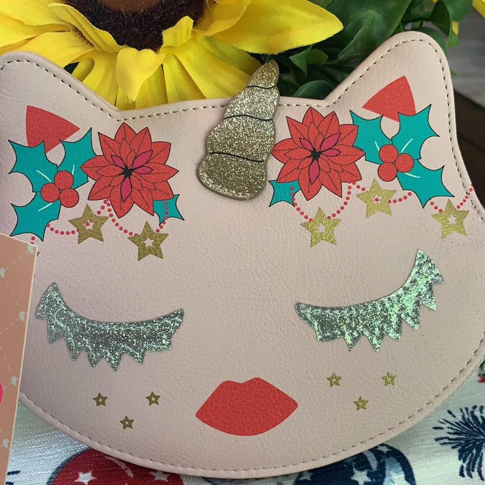 New Betsey Johnson Wristlet Unicorn Wallet - Picture 2 of 5